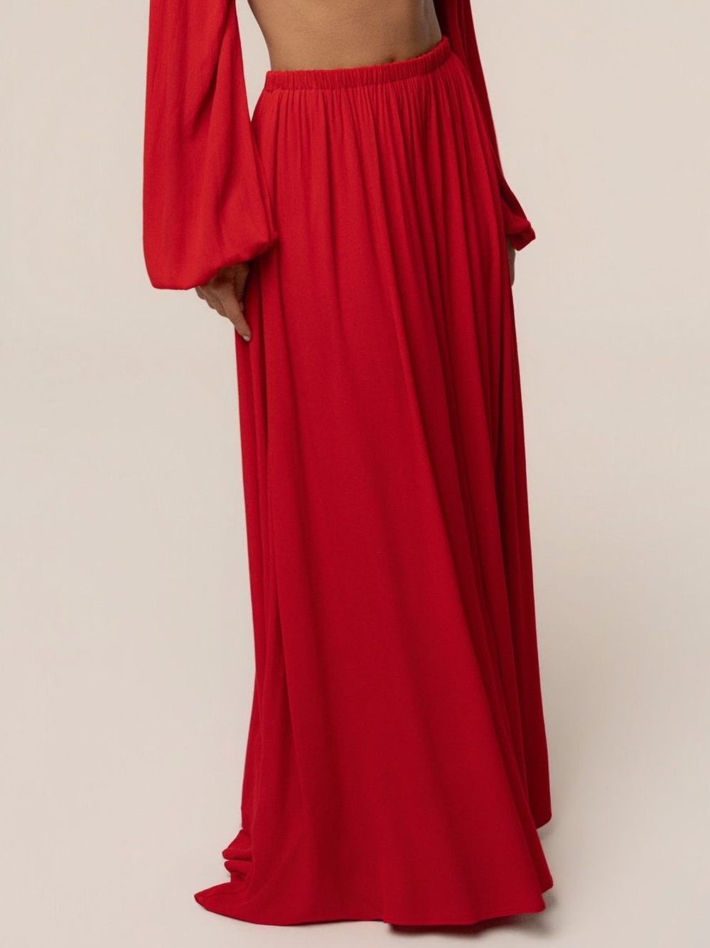 JLUXLABEL Red Warm Nights Skirt